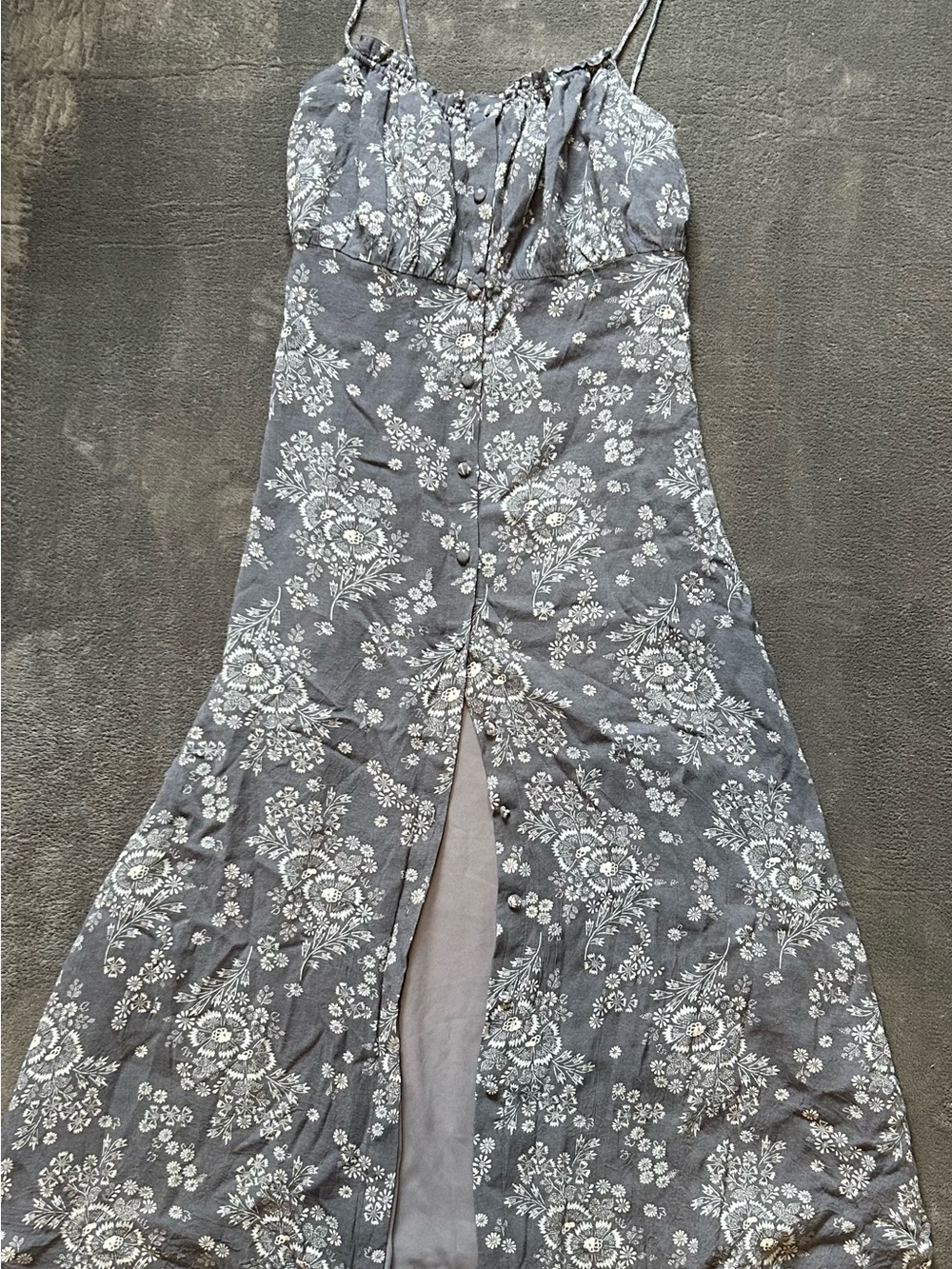 Madewell Floral Button-Front Dress